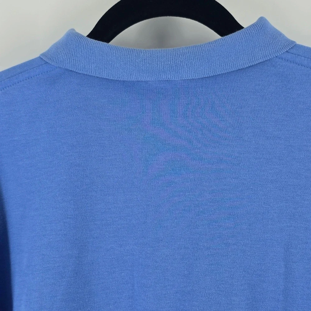 Polo Ralph Lauren Polo Shirt Mens Large Blue Yellow Pony Short Sleeve Jersey